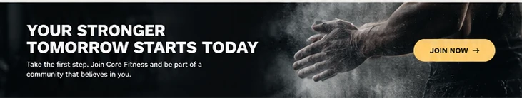 Closing call to action band with a Join Now button